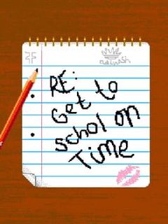 RE: Get to Schol on Time cover art