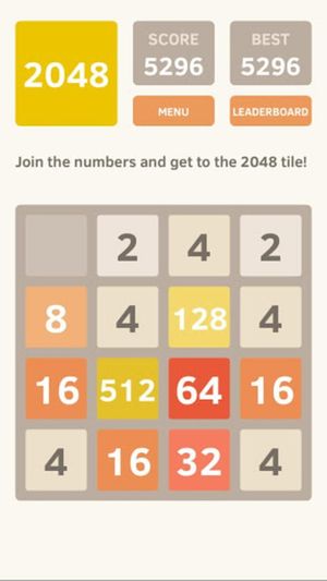 2048 screenshot 1