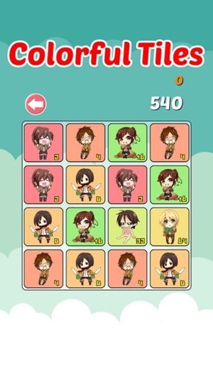 2048 Attack on Titan screenshot 1