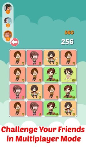 2048 Attack on Titan screenshot 3