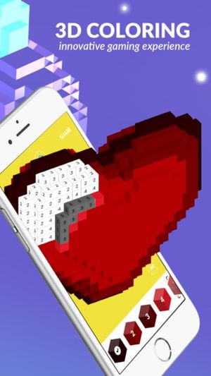 3d Voxel Art: Color by Number screenshot 2