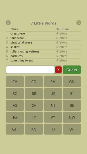 7 Little Words screenshot 1