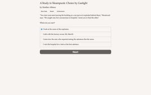 A Study in Steampunk: Choice by Gaslight screenshot 3