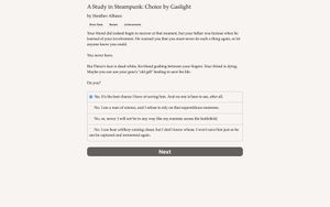 A Study in Steampunk: Choice by Gaslight screenshot 4