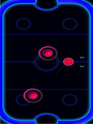 Air Hockey Blue screenshot 1