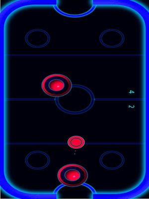 Air Hockey Blue screenshot 2