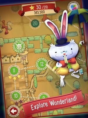 Alice in Wonderland: Puzzle Golf Adventures screenshot 2