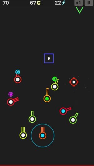 Angry shapes: Clash of geometry screenshot 1