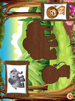 Animal Puzzles Games: little boys & girls puzzle screenshot 1