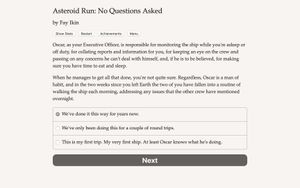 Asteroid Run: No Questions Asked screenshot 1