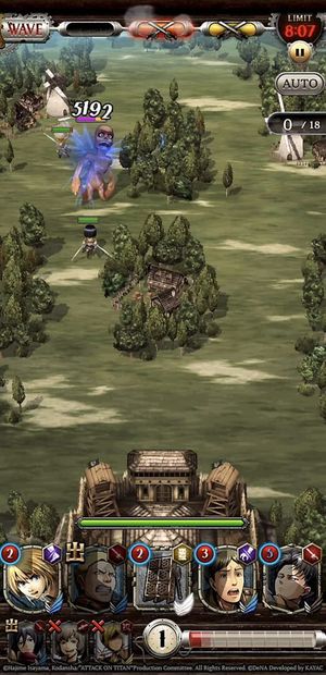 Attack on Titan Tactics screenshot 1
