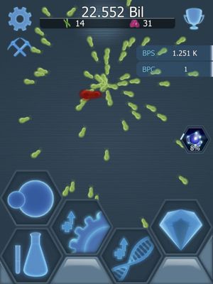 Bacterial Takeover - Idle game screenshot 1