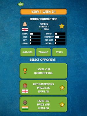 Badminton Manager screenshot 2