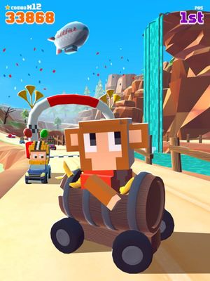Blocky Racer screenshot 1