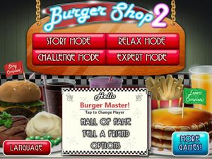 Burger Shop 2 Deluxe screenshot 1