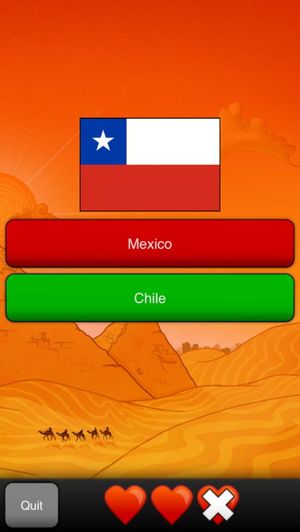 Capitals Quizzer screenshot 1