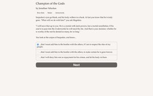 Champion of the Gods screenshot 1