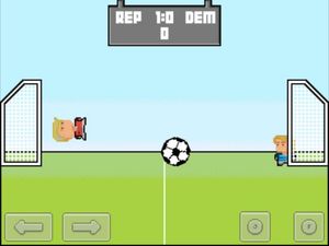 Clinton vs. Trump: Head Soccer Challenge screenshot 1
