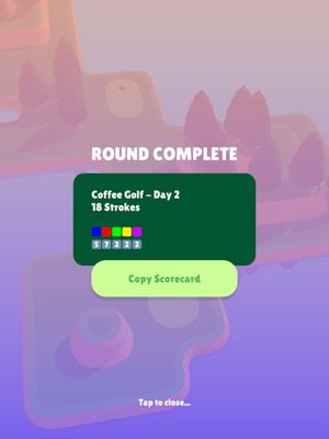 Coffee Golf screenshot 1