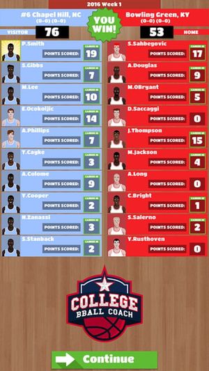 College Bball Coach screenshot 1