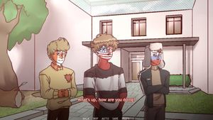 Countryhumans: Dating Sim screenshot 4