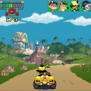 Crash Racing screenshot 1
