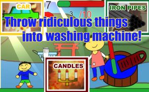 Crazy! Laundry Game: Don't Hit Mom With Dangerous screenshot 1