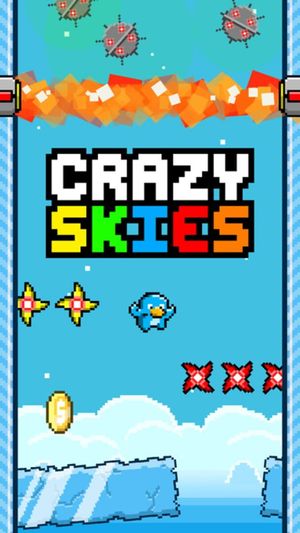 Crazy Skies: Endless Arcade Flyer screenshot 1