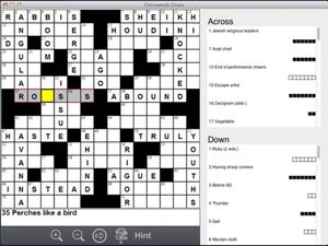 Crosswords Crazy! screenshot 1