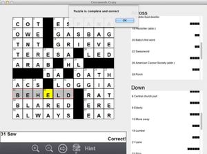 Crosswords Crazy! screenshot 2