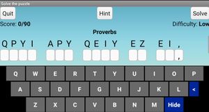 Cryptogram Puzzles screenshot 2