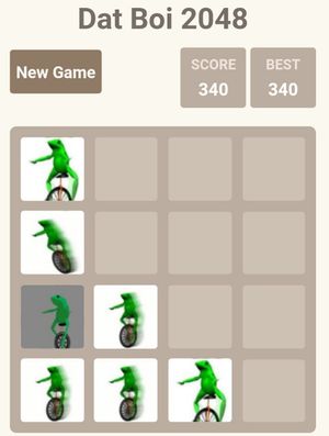 Dat Boi 2048 screenshot 1