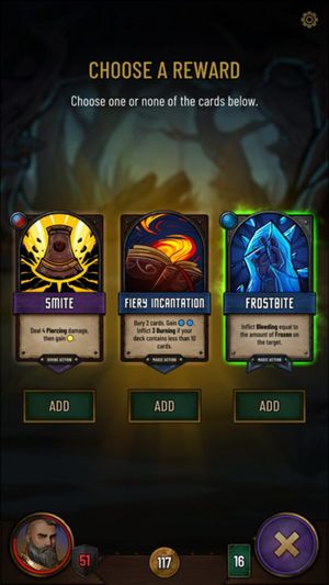 Dawncaster: Deckbuilding RPG screenshot 1