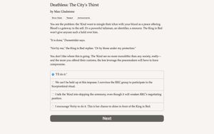 Deathless: The City's Thirst screenshot 2