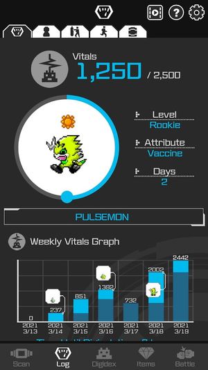 Digimon Vital Bracelet Lab screenshot 2