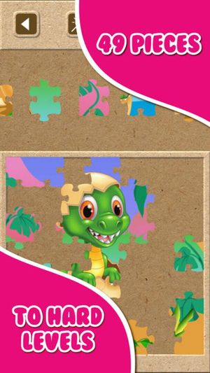 Dinosaur Jigsaw Puzzles - Kids Games for Toddlers screenshot 2
