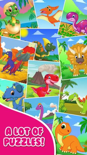 Dinosaur Jigsaw Puzzles - Kids Games for Toddlers screenshot 4