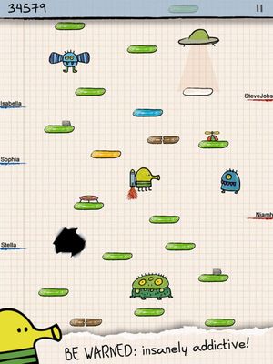 Doodle Jump HD screenshot 2