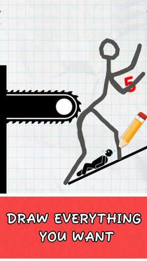 Draw 2 Save: Stickman Puzzle screenshot 1