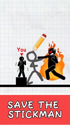 Draw 2 Save: Stickman Puzzle screenshot 2
