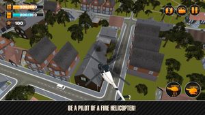 Emergency Fire Helicopter Simulator 3D screenshot 1