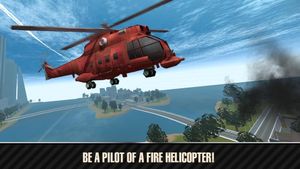 Emergency Fire Helicopter Simulator 3D screenshot 2