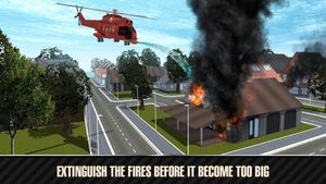 Emergency Fire Helicopter Simulator 3D screenshot 3