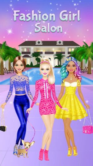 Fashion Girl - Makeup and Dress Up Game screenshot 1
