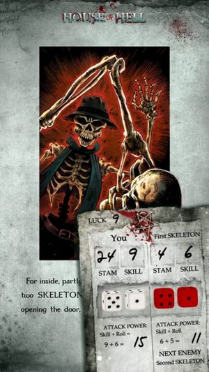 Fighting Fantasy: House of Hell screenshot 2
