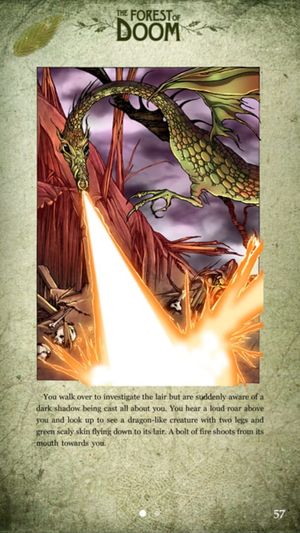 Fighting Fantasy: The Forest of Doom screenshot 1