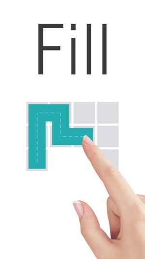 Fill one-line puzzle game screenshot 2