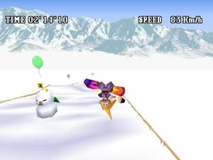 Final Fantasy VII Snowboarding screenshot 1