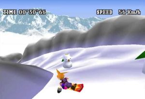 Final Fantasy VII Snowboarding screenshot 2