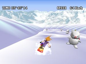 Final Fantasy VII Snowboarding screenshot 3